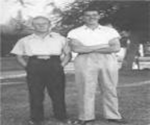 Billy and Pat Hughes, 1948