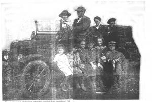 photograph of the first car that Rosa ever drove. It was taken when she lived in Perkins, Oklahoma.