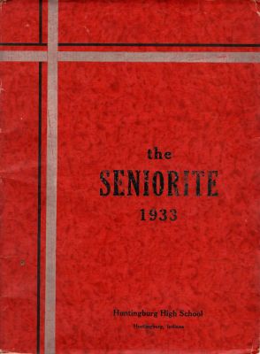 H-HighSchool-1933-Cover
1933 Cover photo of the Huntingburg Indiana High School Yearbook
Keywords: 1933 yearbook, high school, Huntingburg Indiana,