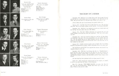 Kenneth Day, Geneva Struckman, Adolph Frick, Kent Patberg, Roma Garland, Ambrose Steltenpohl, Victor Peters, Thelma Arensman,  Mr, Mallory, Miss Dufendach, Mr. Martin, Glenn Songer, Charles Finke, Lorraine Stein, Hubertina Schepers, Miss Mollet, Mr. Parke
1933 Students and Faculty during the Great Depression, Kenneth Day, Geneva Struckman, Adolph Frick, Kent Patberg, Roma Garland, Ambrose Steltenpohl, Victor Peters, Thelma Arensman,  Mr, Mallory, Miss Dufendach, Mr. Martin, Glenn Songer, Charles Finke, Lorraine Stein, Hubertina Schepers, Miss Mollet, Mr. Parker, mentions of The Great Depression.
Keywords: Kenneth Day, Geneva Struckman, Adolph Frick, Kent Patberg, Roma Garland, Ambrose Steltenpohl, Victor Peters, Thelma Arensman,  Mr, Mallory, Miss Dufendach, Mr. Martin, Glenn Songer, Charles Finke, Lorraine Stein, Hubertina Schepers, Miss Mollet, Mr. Parke