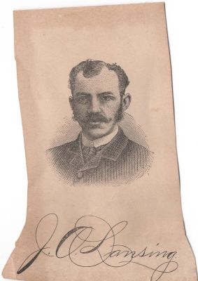 1893-Soldiers Re-Union-Lansing
Sketch containing the name J. O. Lansing. This may be the name of a solder that attended an 1893 reunion of Pike County Indiana soldiers or the name of an artist that drew this image.
Keywords: Sketch possibly from 1893;Pike County INdiana soldier;J. O. Lansing